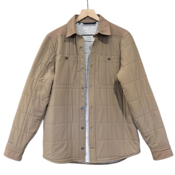Under Armour Men's ColdGear Latitude Shacket Coyote Brown Size Medium - Picture 4 of 9